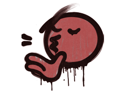 Sealed Graffiti | Chef Kiss (Blood Red)