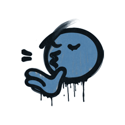 Sealed Graffiti | Chef Kiss (Monarch Blue)