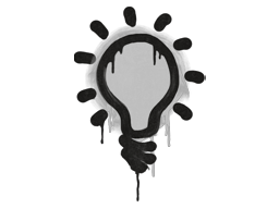 Sealed Graffiti | Lightbulb (Shark White)