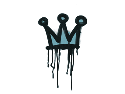 Sealed Graffiti | Little Crown (Wire Blue)