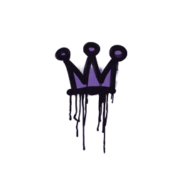 Sealed Graffiti | Little Crown (Monster Purple)