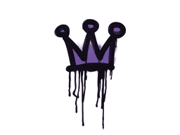 Sealed Graffiti | Little Crown (Monster Purple)