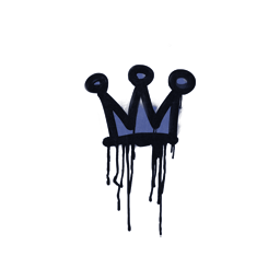 Sealed Graffiti | Little Crown (SWAT Blue)