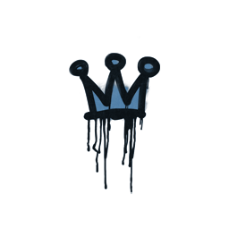 Sealed Graffiti | Little Crown (Monarch Blue)