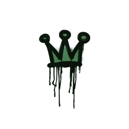 Sealed Graffiti | Little Crown (Jungle Green)