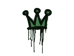 Sealed Graffiti | Little Crown (Jungle Green)