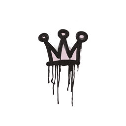 Sealed Graffiti | Little Crown (War Pig Pink)