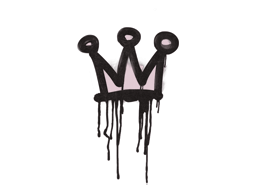 Sealed Graffiti | Little Crown (War Pig Pink)