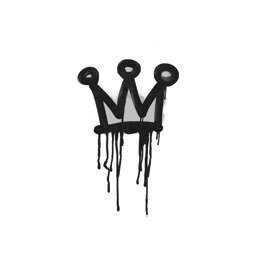 Sealed Graffiti | Little Crown (Shark White)