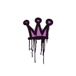 Sealed Graffiti | Little Crown (Bazooka Pink)