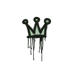 Sealed Graffiti | Little Crown (Cash Green)