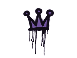 Sealed Graffiti | Little Crown (Monster Purple)