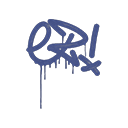Sealed Graffiti | Little EZ (SWAT Blue)
