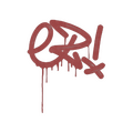 Sealed Graffiti | Little EZ (Blood Red)