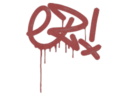 Запечатанный граффити | Мини-EZ (Кровавый красный)