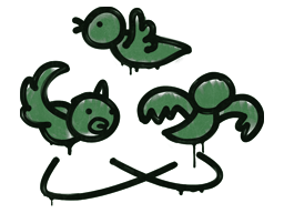 Grafíti selado | Dizzy (Jungle Green)