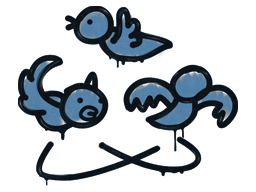 Sealed Graffiti | Dizzy (Monarch Blue)