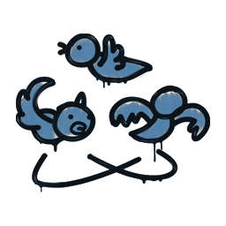 Sealed Graffiti | Dizzy (Monarch Blue)