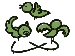 Sealed Graffiti | Dizzy (Battle Green)