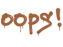 Sealed Graffiti | Oops (Tiger Orange)