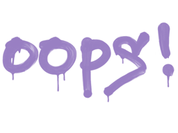 Sealed Graffiti | Oops (Violent Violet)