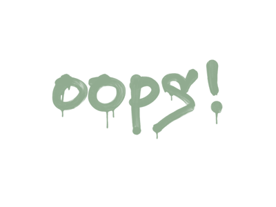 Sealed Graffiti | Oops (Cash Green)