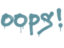 Sealed Graffiti | Oops (Wire Blue)