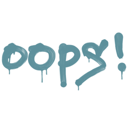Sealed Graffiti | Oops (Wire Blue)