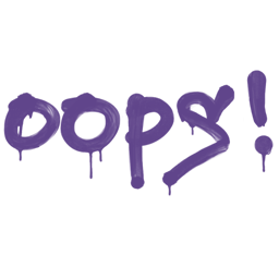 Sealed Graffiti | Oops (Monster Purple)