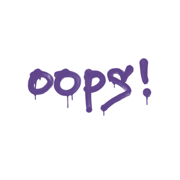 Sealed Graffiti | Oops (Monster Purple)