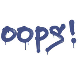 Sealed Graffiti | Oops (SWAT Blue)