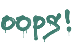 Sealed Graffiti | Oops (Frog Green)