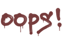 Sealed Graffiti | Oops (Brick Red)