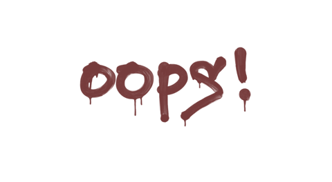 Sealed Graffiti | Oops (Brick Red)