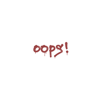 Sealed Graffiti | Oops (Blood Red)