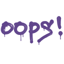 Sealed Graffiti | Oops (Monster Purple)