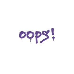 Sealed Graffiti | Oops (Monster Purple)