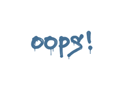 Sealed Graffiti | Oops (Monarch Blue)