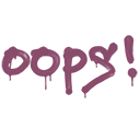 Sealed Graffiti | Oops (Princess Pink)