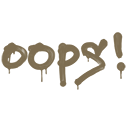 Sealed Graffiti | Oops (Dust Brown)