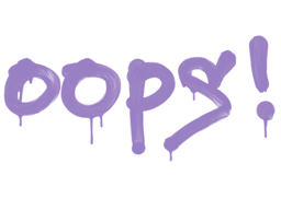 Sealed Graffiti | Oops (Violent Violet)