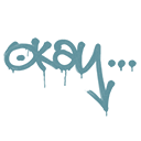 Sealed Graffiti | Okay (Wire Blue)