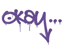 Sealed Graffiti | Okay (Monster Purple)