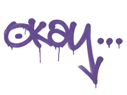 Sealed Graffiti | Okay (Monster Purple)