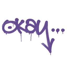 Sealed Graffiti | Okay (Monster Purple)