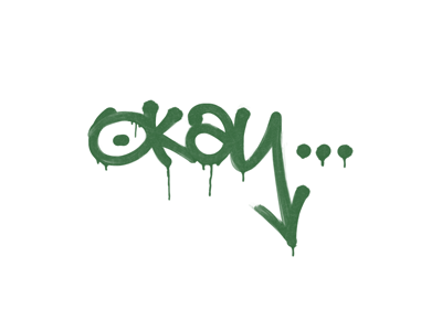 Grafíti selado | Okay (Jungle Green)