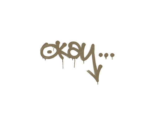 Mühürlü Grafiti | Tamam (Toz Kahverengi)