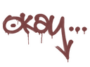 Sealed Graffiti | Okay (Brick Red)