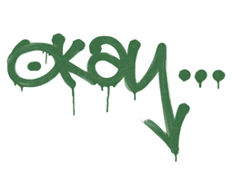 Sealed Graffiti | Okay (Jungle Green)