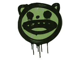 Sealed Graffiti | Happy Cat (Battle Green)